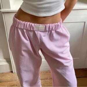 Pink striped boxer pants - Size Small - Studio Seven Designs